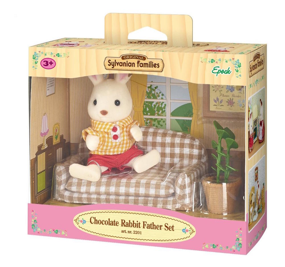 Papa lapin chocolat - salon - Sylvanian Families