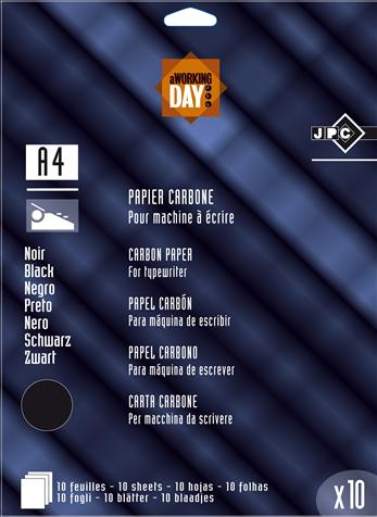 Papier carbone - 10 feuilles - noir