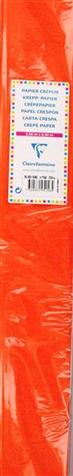 Papier crepon orange