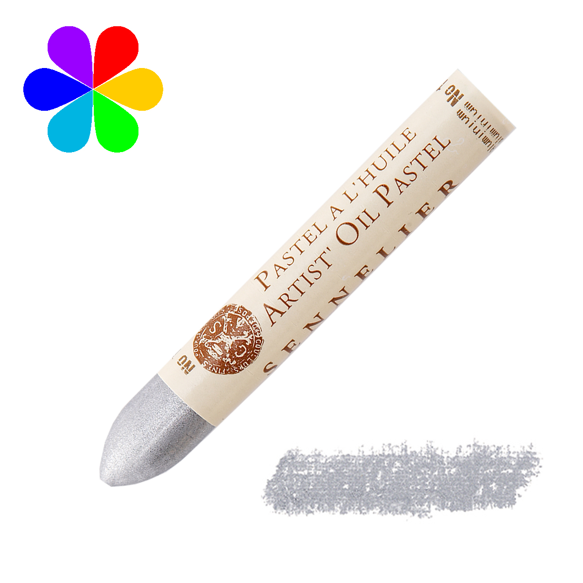 Pastel huile Irisé aluminium