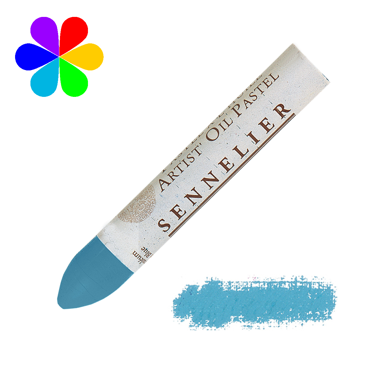 Pastel huile Sennelier bleu anglais n°22