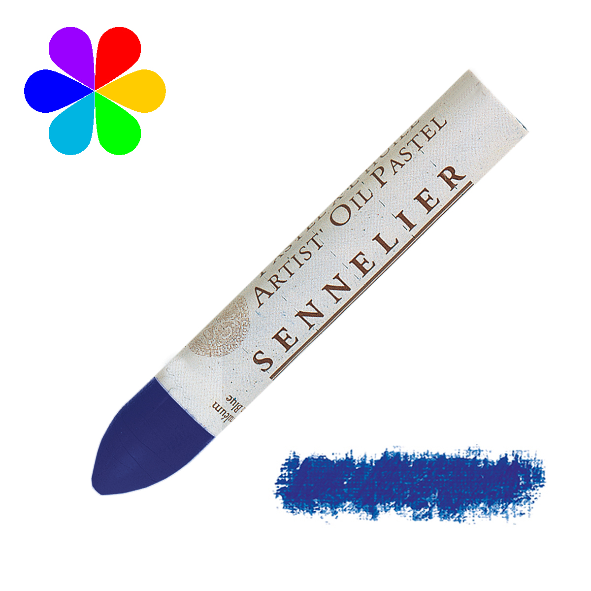 Pastel huile Sennelier bleu cobalt n°4