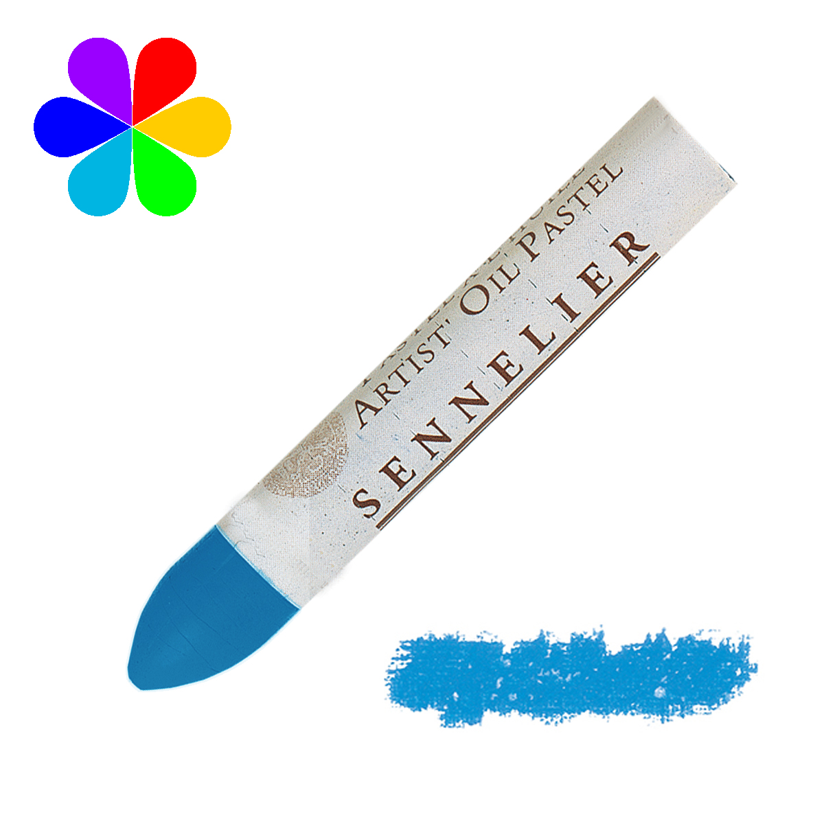 Pastel huile Sennelier bleu indien n°225