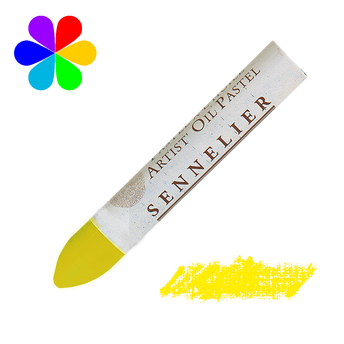 Pastel huile Sennelier jaune citron n°19