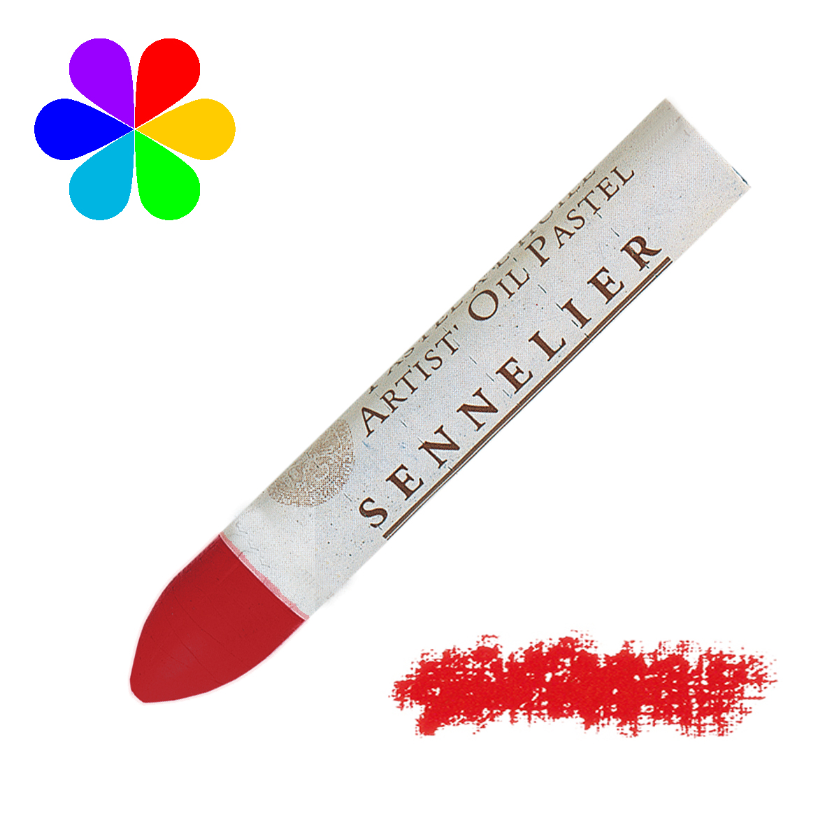 Pastel huile Sennelier rouge hélios n°22