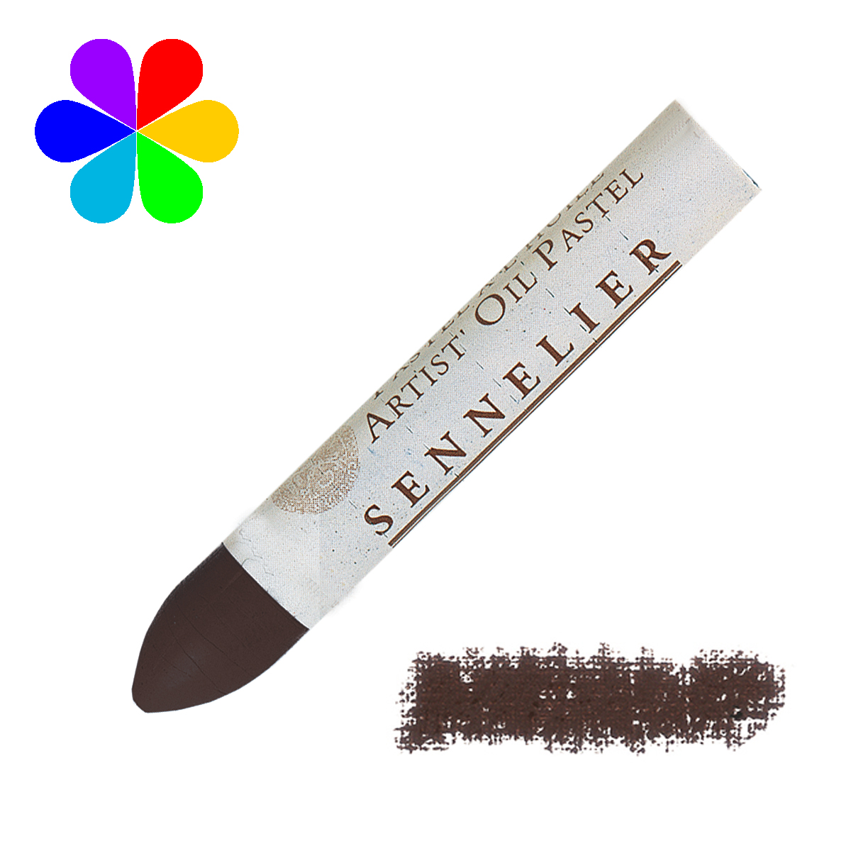 Pastel huile Sennelier terre ombre