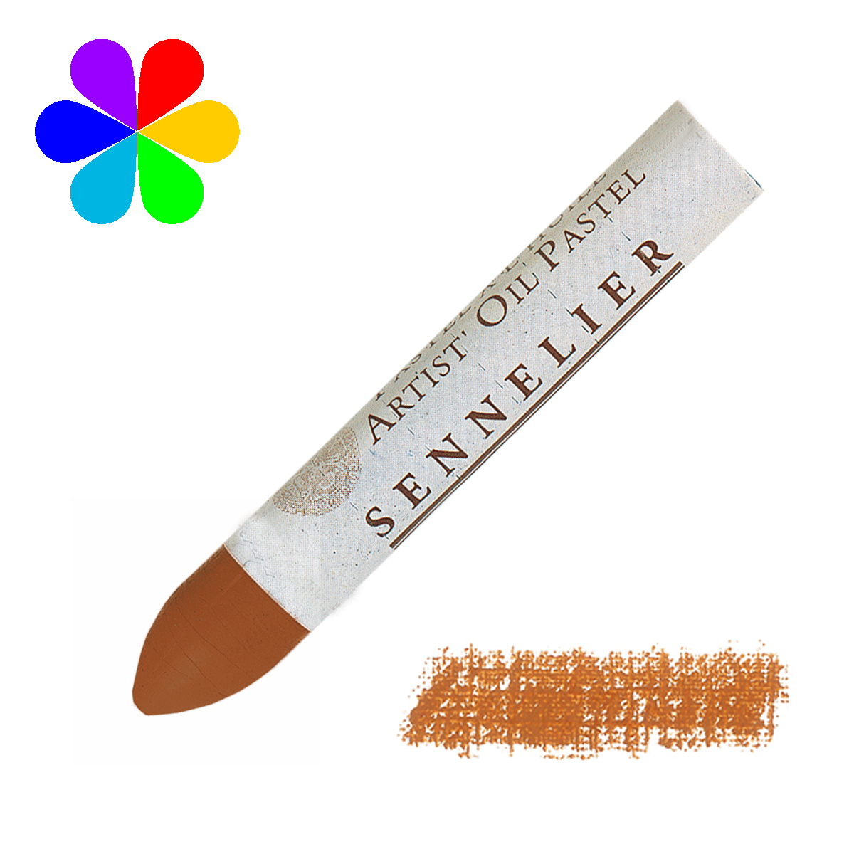 Pastel huile Sennelier terre Sienne naturelle
