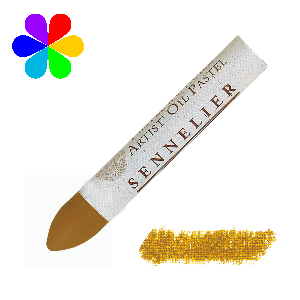 Pastel huile Sennelier vert cinabre clair