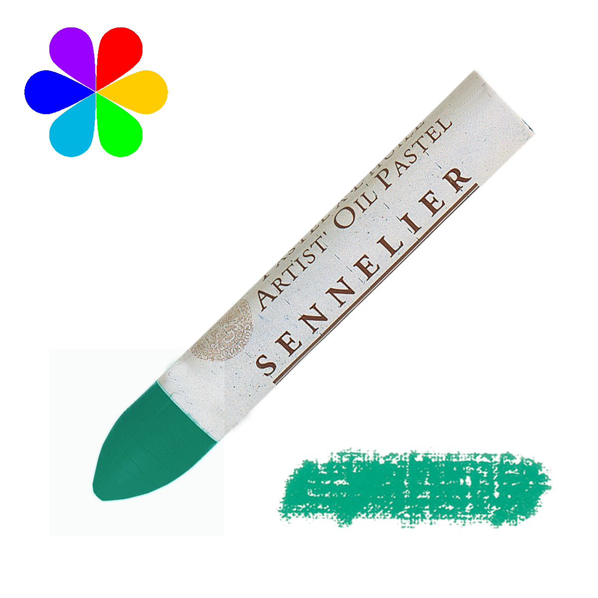Pastel huile Sennelier vert cobalt clair