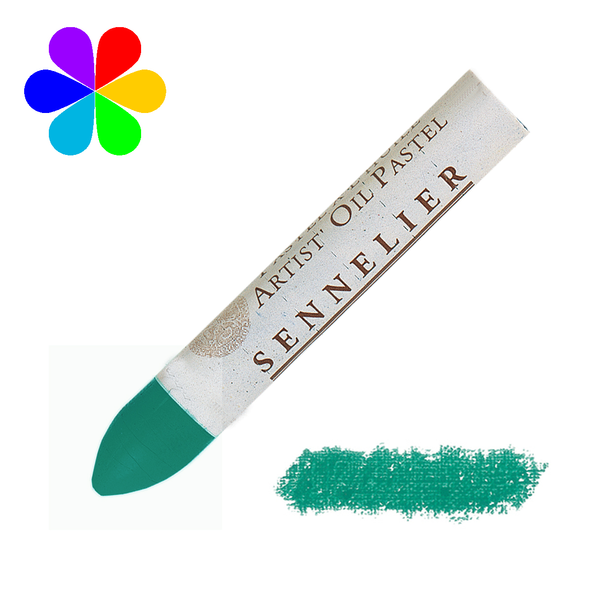 Pastel huile Sennelier vert de Prusse