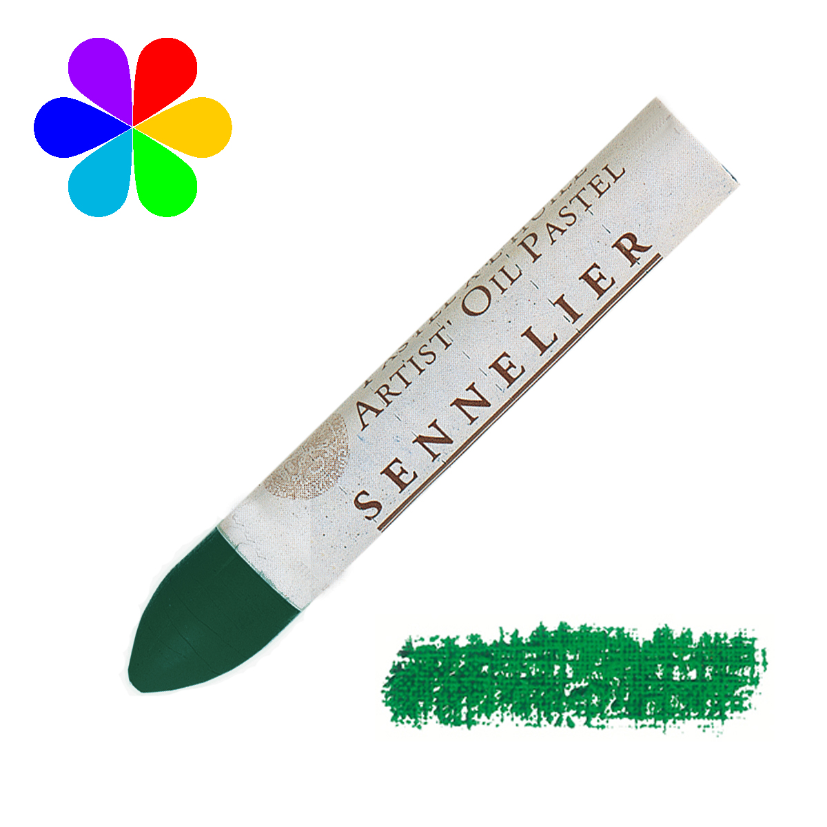 Pastel huile Sennelier vert émeraude