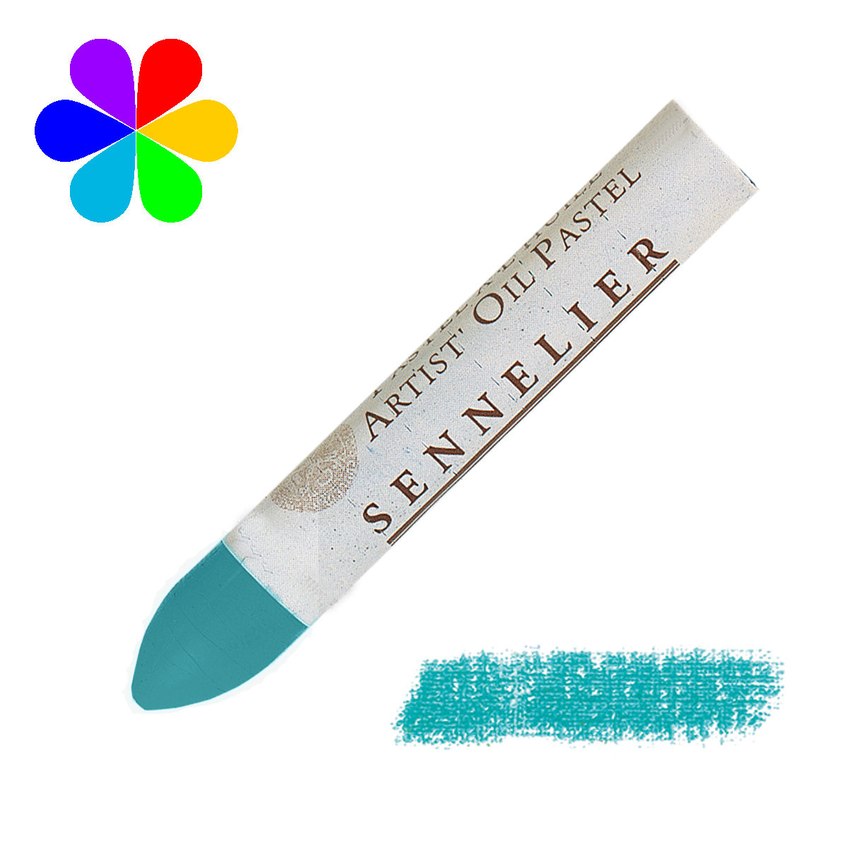 Pastel huile Sennelier vert lagon n°206
