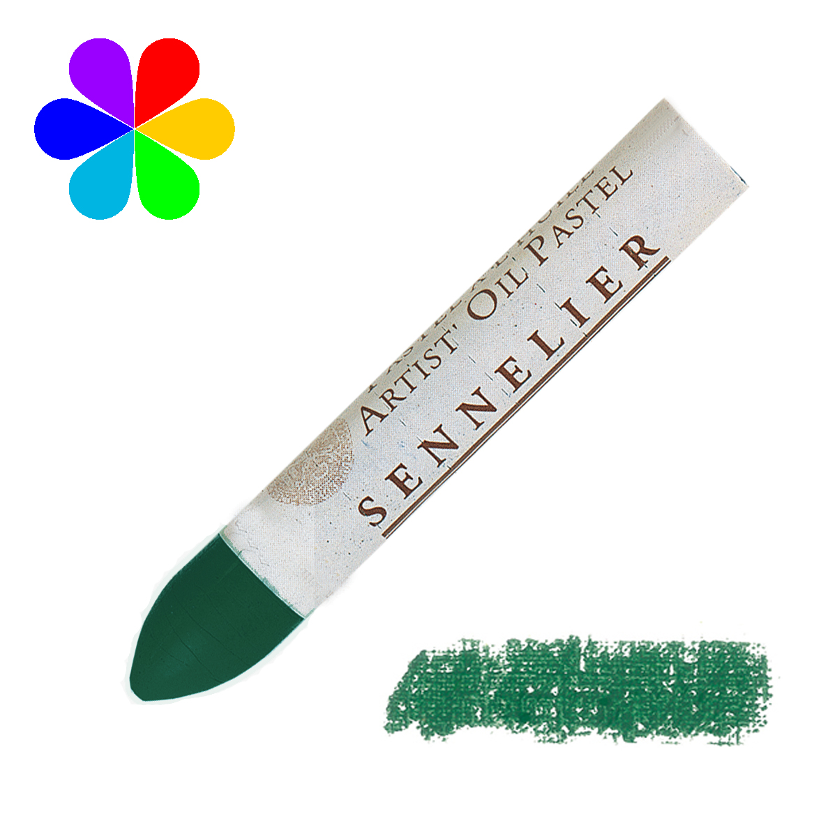Pastel huile Sennelier vert sapin n°213
