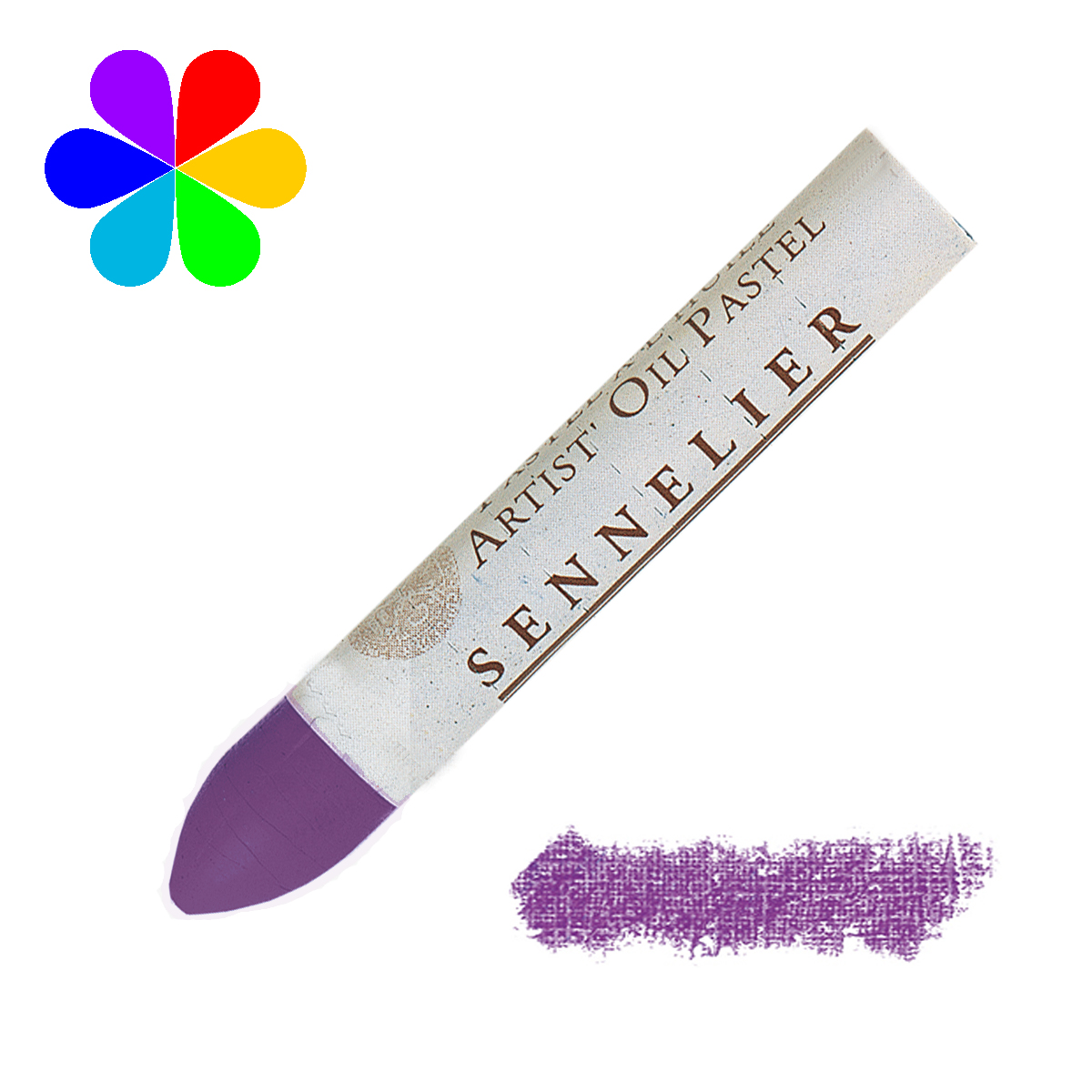 Pastel huile Sennelier violet cobalt clair