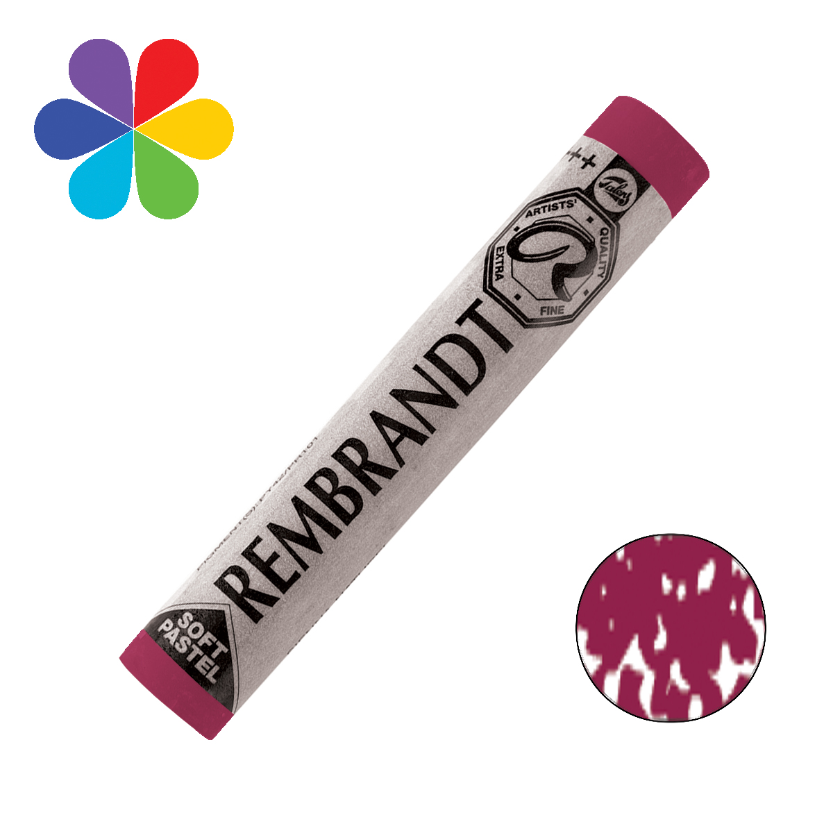 Pastel tendre - Laque garance foncé 3 n°331.3 - Rembrandt
