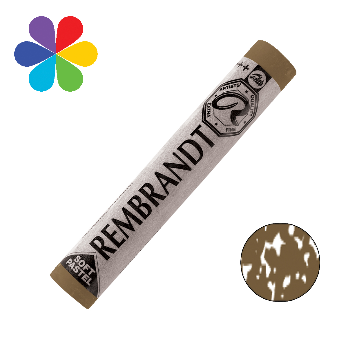 Pastel tendre - Terre d'ombre naturelle 7 n°408.7 - Rembrandt