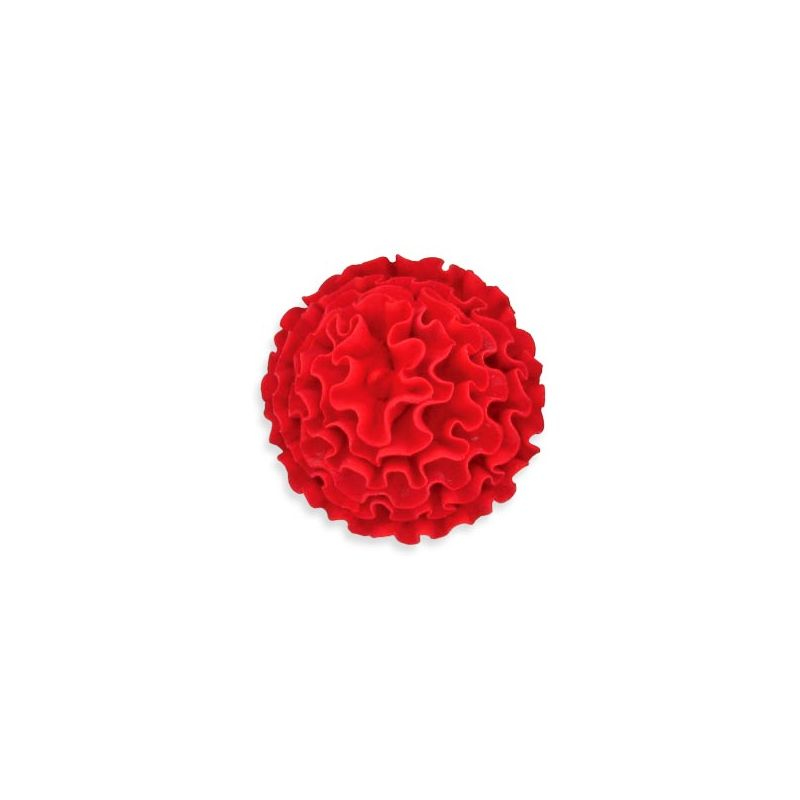 Oeillet rouge en pastillage - 7 cm - Gatodéco
