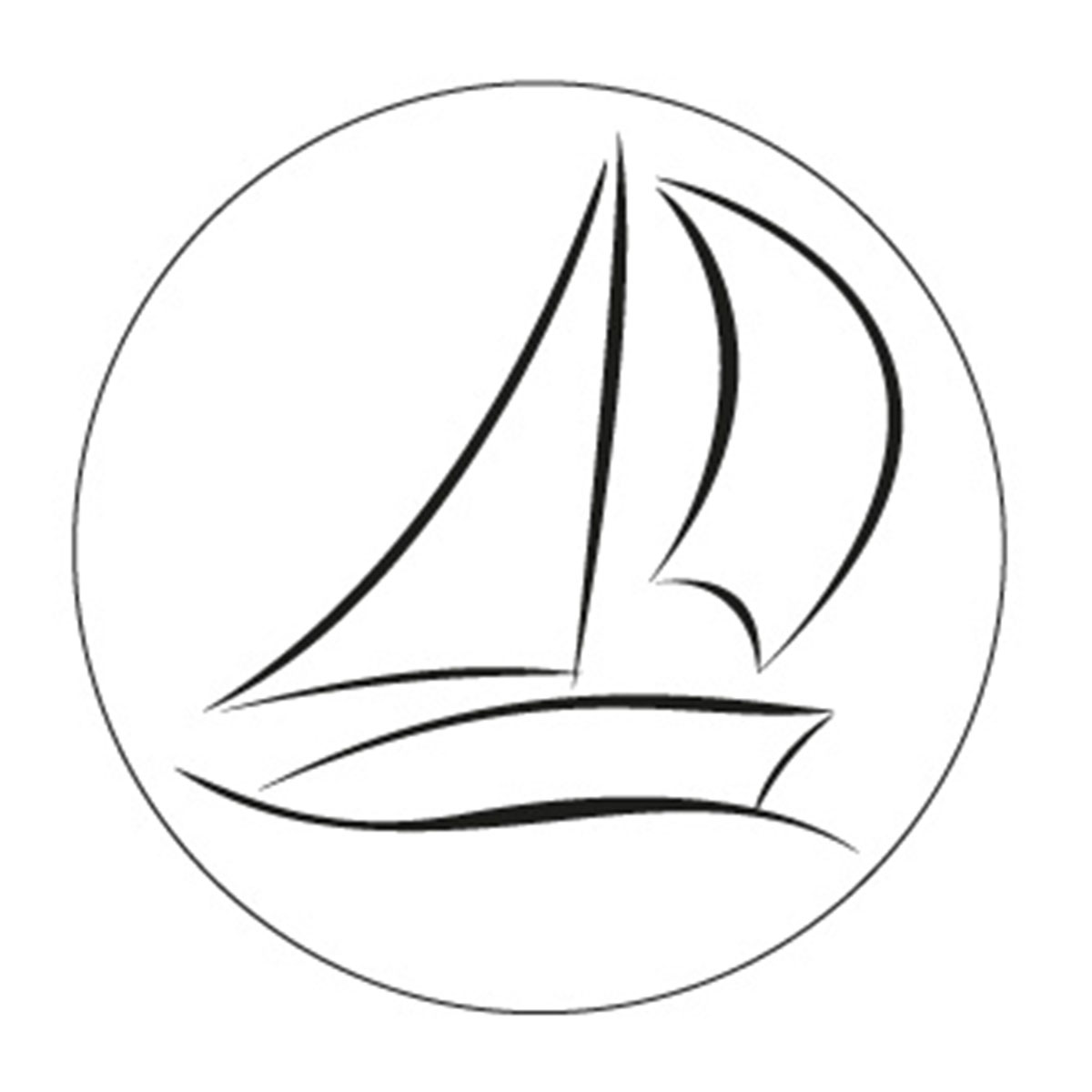 Pastille laiton - voilier