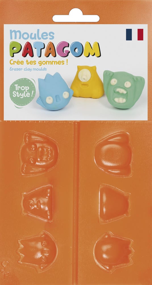 Moule 3 motifs monstre - Patagom