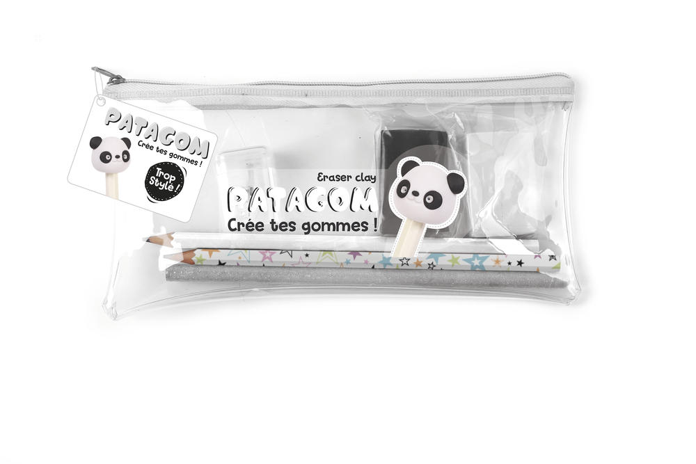 Trousse transparente panda - Patagom