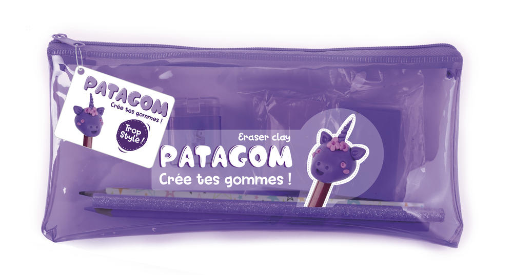 Trousse violette licorne - Patagom