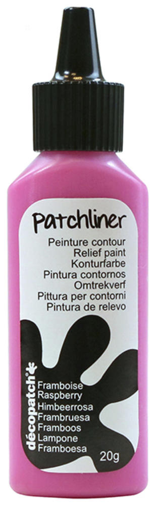 Peinture contour - Patchliner - Framboise Mat - 20 g - Décopatch