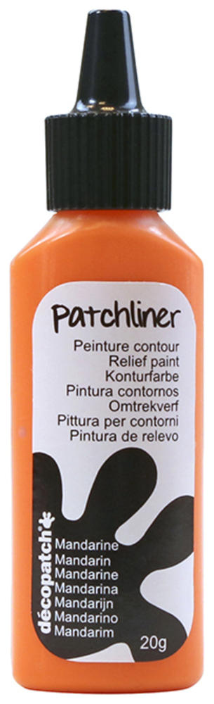 Peinture contour - Patchliner - Mandarine Mat - 20 g - Décopatch