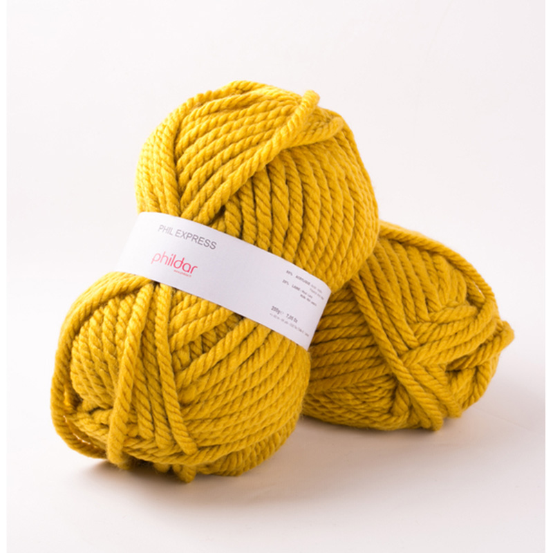 Phil Express Soufre - Phildar - Pelote de laine