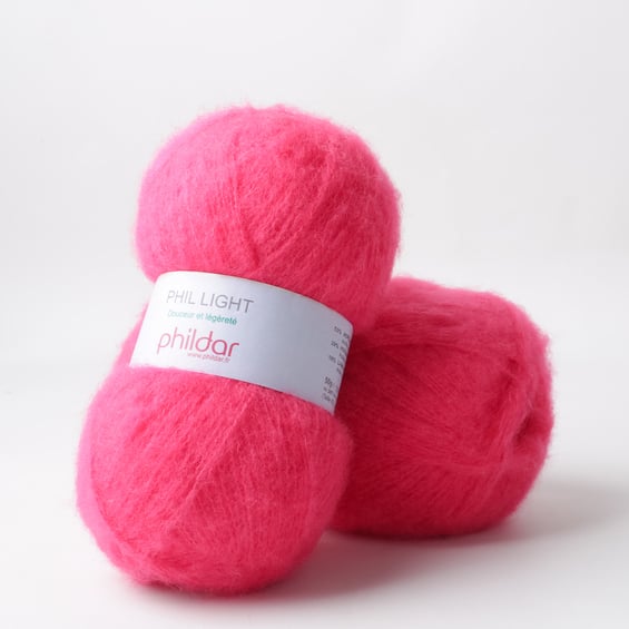 Phil Light Fuchsia - Phildar - Pelote de laine 
