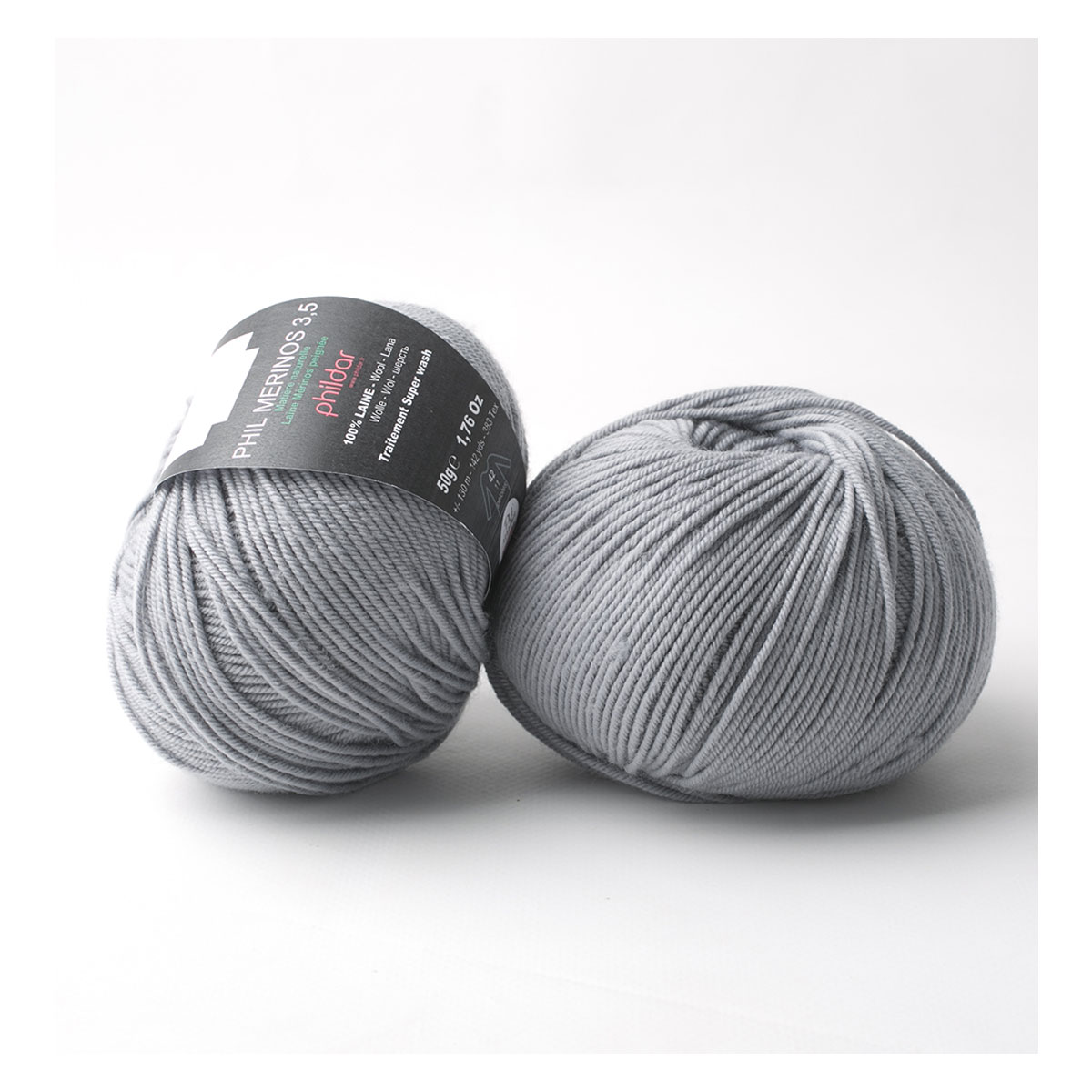 Phil merinos 3.5 Flanelle - Phildar - Pelote de laine