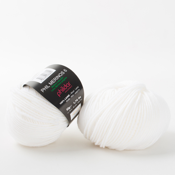 Phil Merinos 6 Craie - Phildar - Pelote de laine 