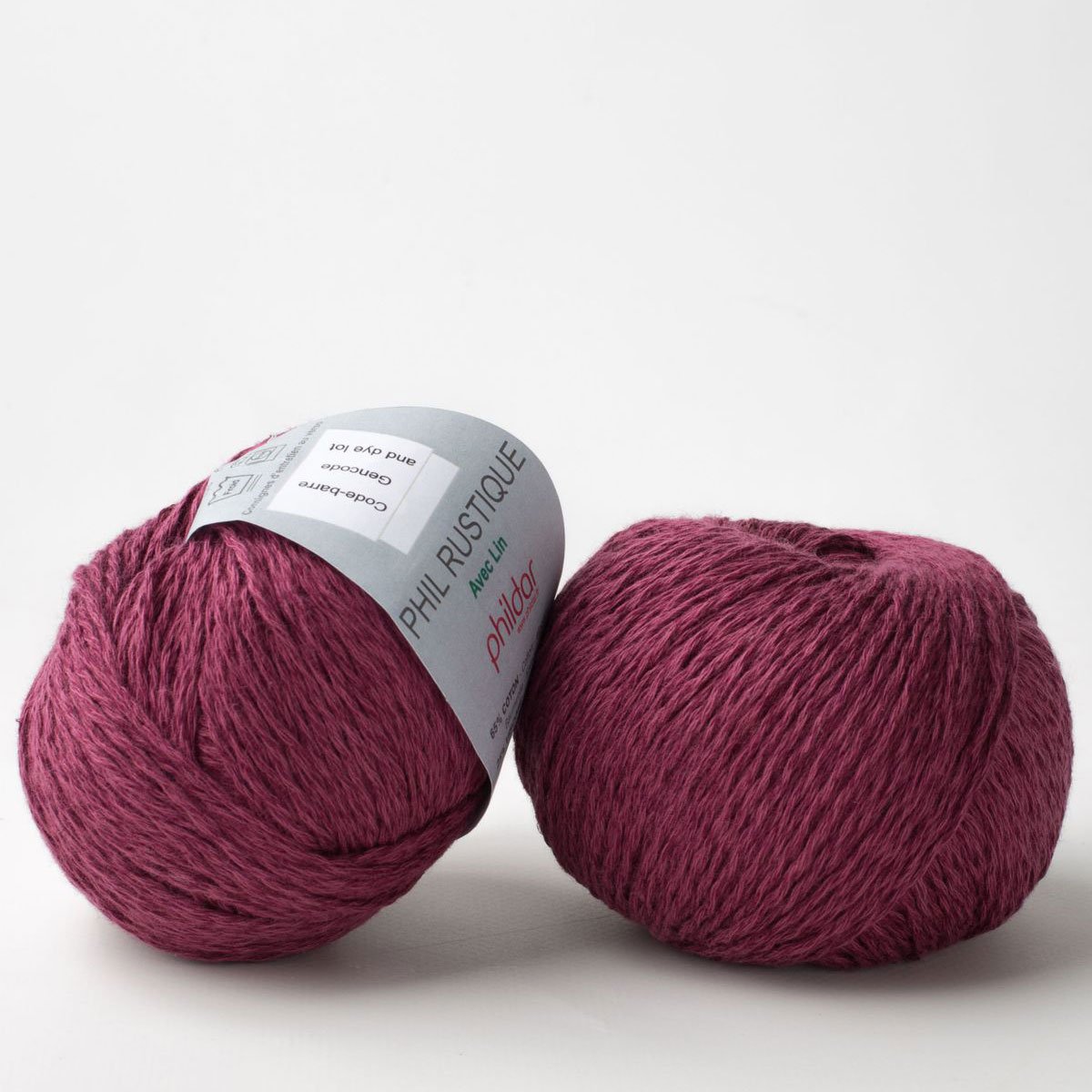 Phil Rustique Aubergine - Phildar - Pelote de laine