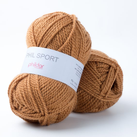 Phil Sport Caramel - Phildar - Pelote de laine 