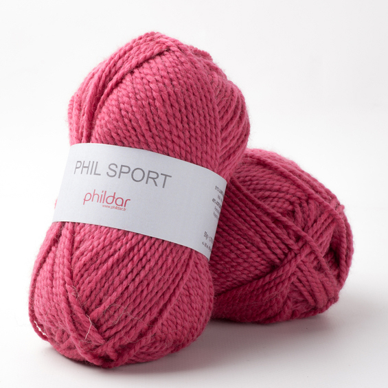 Phil Sport Fuchsia - Phildar - Pelote de laine 