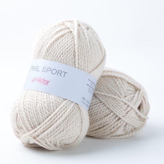 Phil Sport Grege - Phildar - Pelote de laine 
