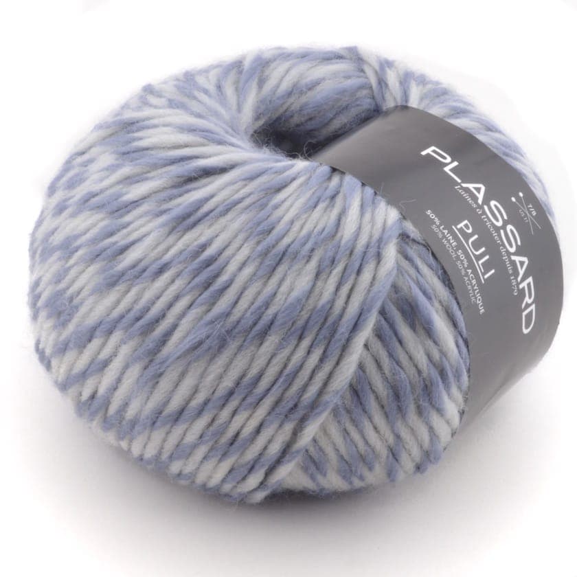 Puli bleu n°22 - Plassard - Pelote de laine