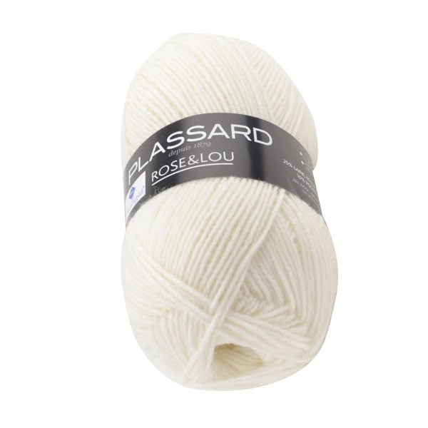 Rose&Lou Ecru - Plassard - Pelote de laine
