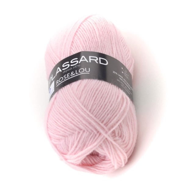 Rose&Lou Rose clair - Plassard - Pelote de laine