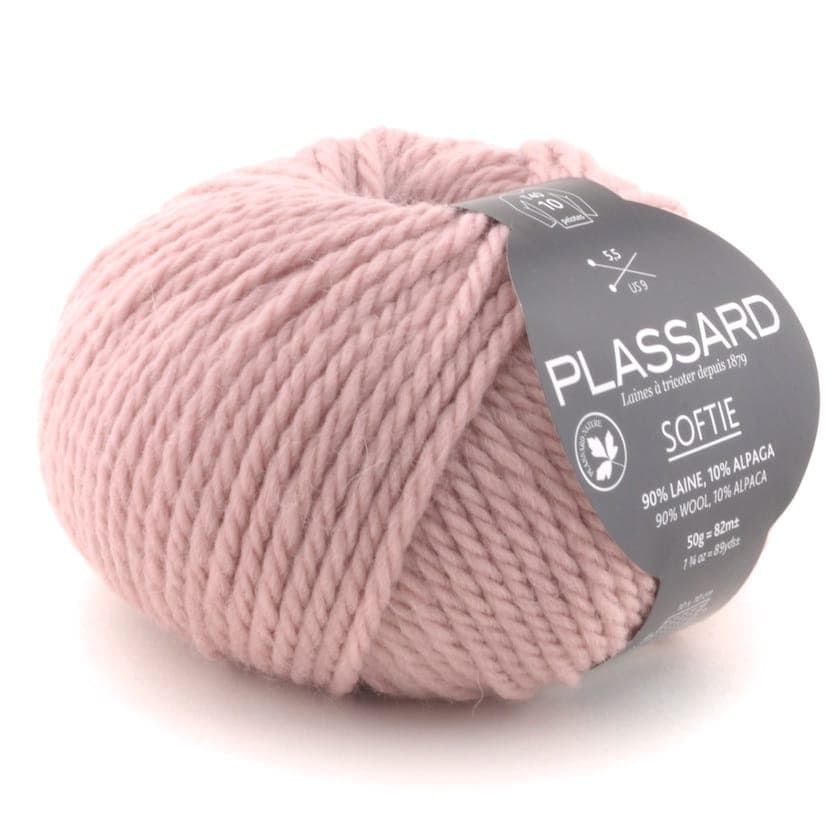 Softie rose clair n°30 - Plassard - Pelote de laine
