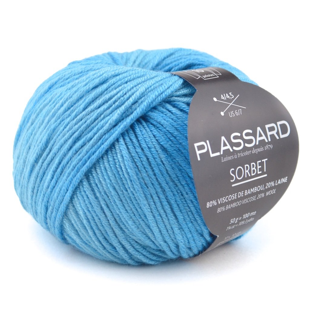 Sorbet Bleu 22 - Plassard - Pelote de laine