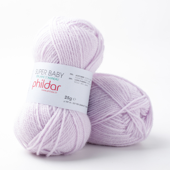  Super Baby Parme - Phildar - Pelote de laine 