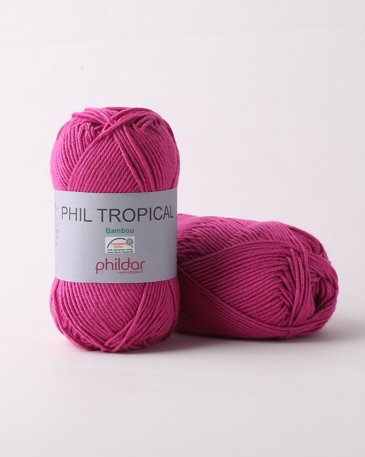 Tropical Fuchsia - Phildar - Pelote de laine TROPICAL ABSINTHE