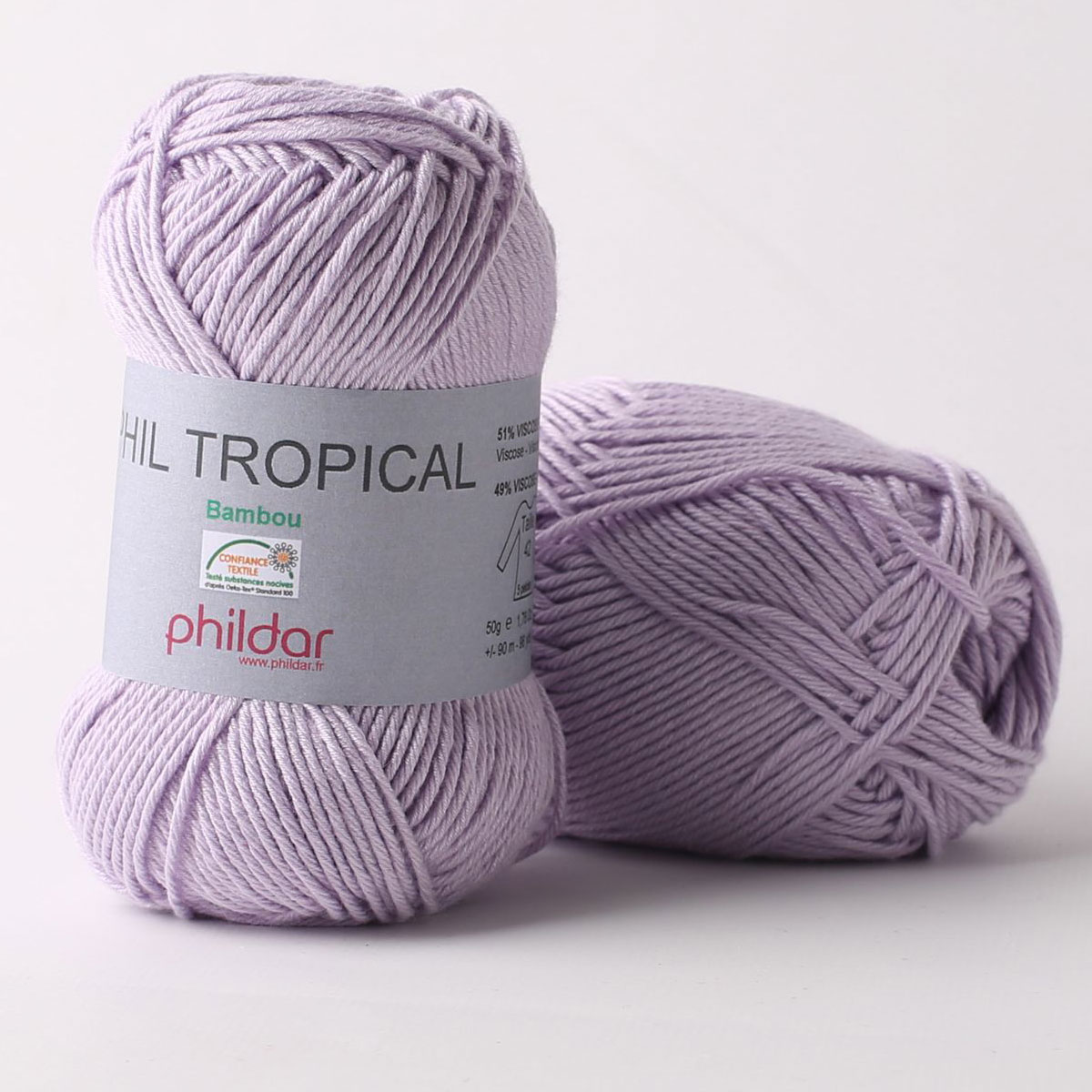 Tropical parme - Phildar - Pelote de laine TROPICAL ABSINTHE