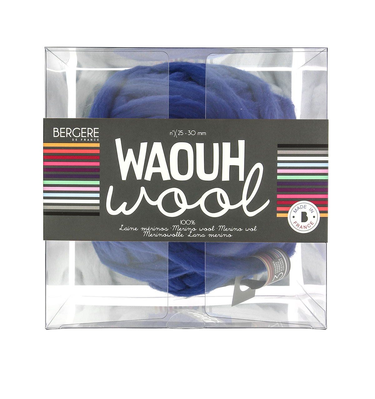 Waouh wool Bleu outremer - Bergère de France - Pelote de laine