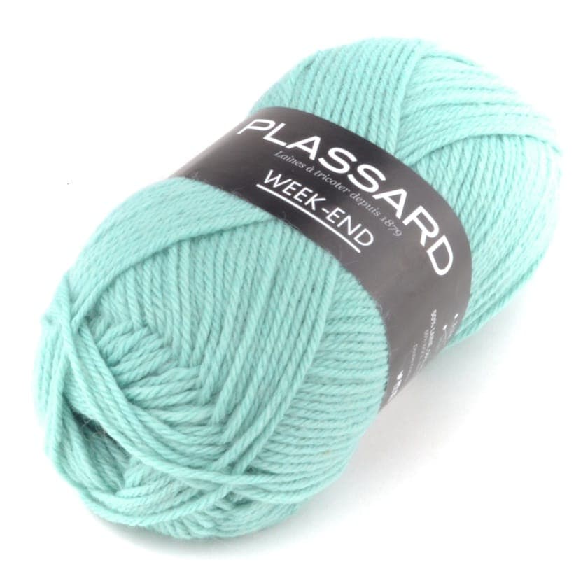 Week-end bleu lagon n°71 - Plassard - Pelote de laine