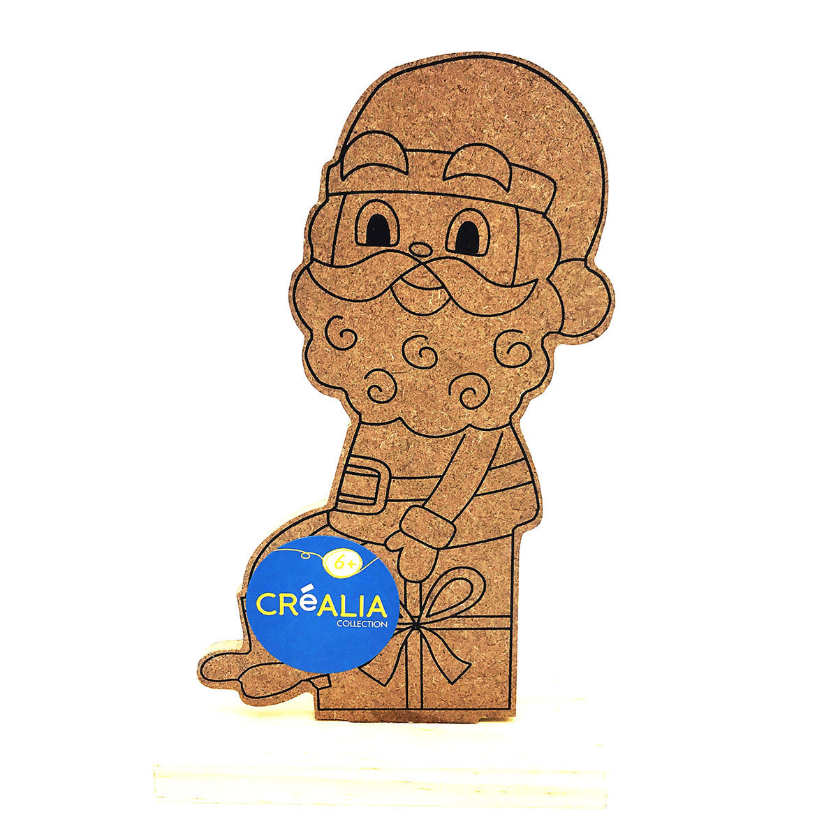 Père Noël en bois - Créalia