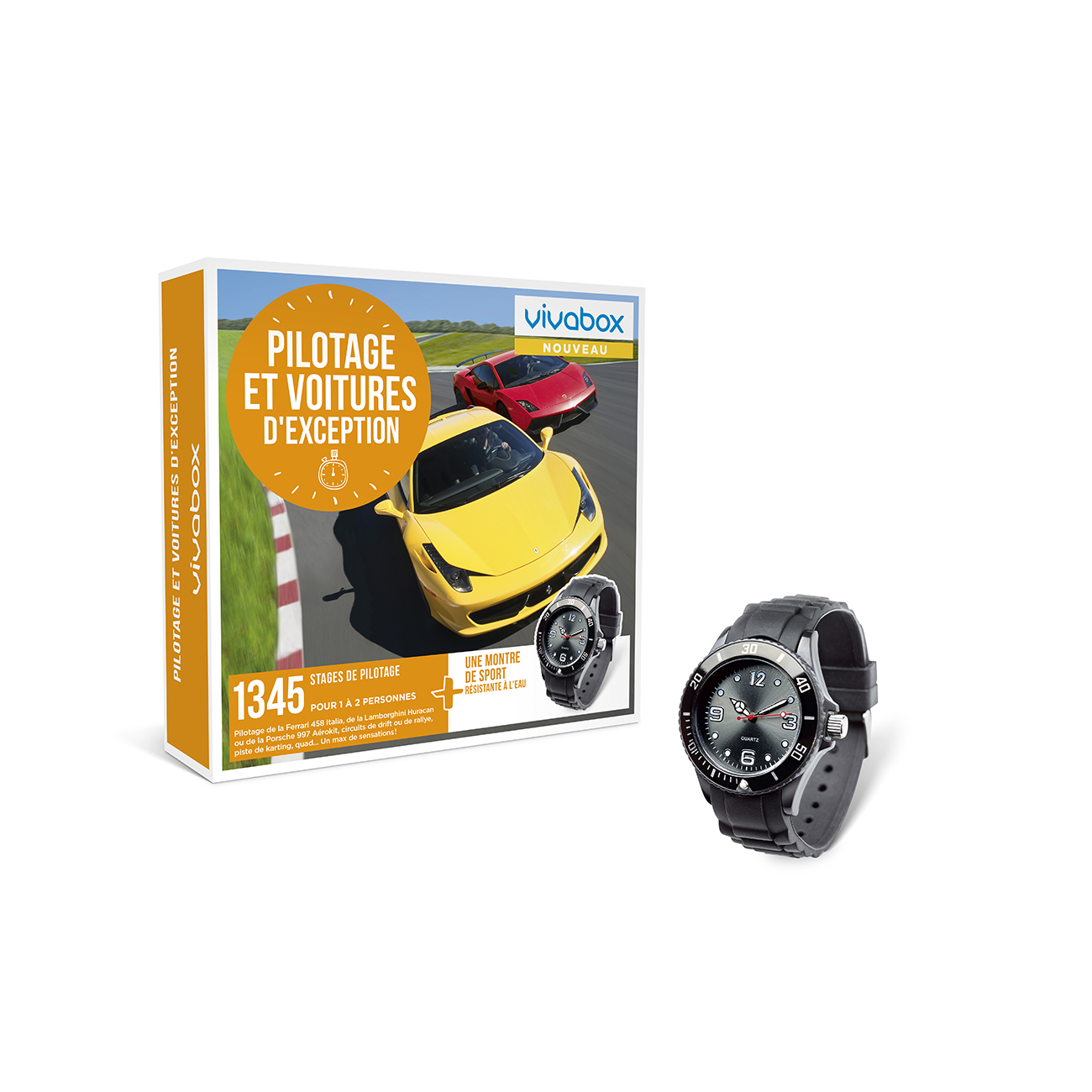 Coffret cadeau Vivabox - Pilotage et voitures d'exception