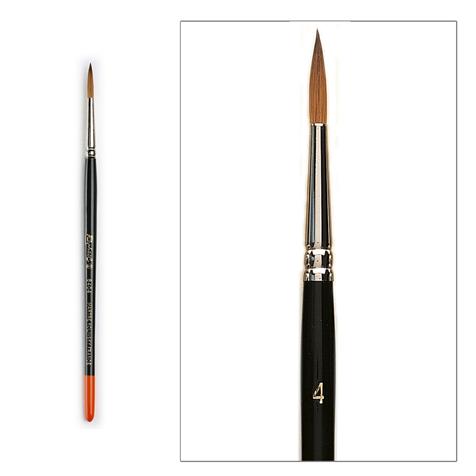 Pinceau aquarelle Kolinsky pointe n°4