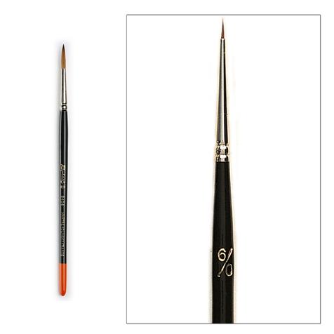 Pinceau aquarelle Kolinsky pointe n°6/0