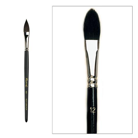 Pinceau aquarelle Petit-Gris langue de chat n°12